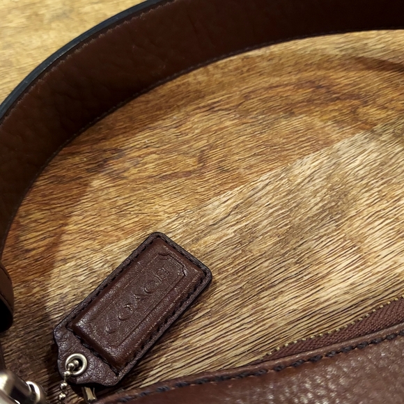 Coach East West Brown Pebbled Leather Handbag - C0882-F12321 SALE JUST FOR TODAY - Picture 5 of 10